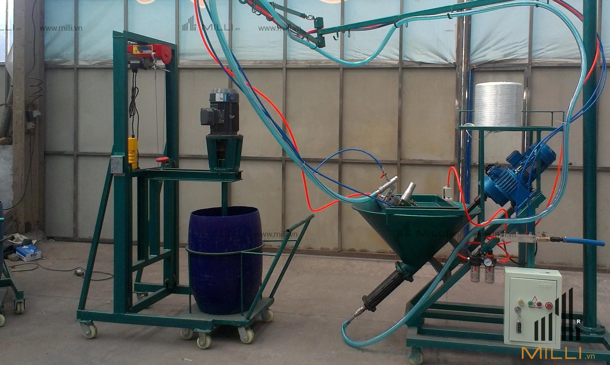 Sản xuất tấm panel bê tông sợi thủy tinh GFRC